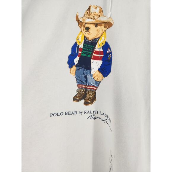 NWT Polo Ralph Lauren Polo Bear Colorblocked Fleece Hoodie SizeXXL #2G414 - Picture 4 of 15